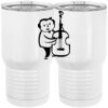 20 oz. Tall Stainless Steel Vacuum Insulated Tumbler White Thumbnail