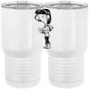 20 oz. Tall Stainless Steel Vacuum Insulated Tumbler White Thumbnail