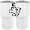 20 oz. Tall Stainless Steel Vacuum Insulated Tumbler White Thumbnail