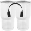 20 oz. Tall Stainless Steel Vacuum Insulated Tumbler White Thumbnail