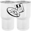 20 oz. Tall Stainless Steel Vacuum Insulated Tumbler White Thumbnail