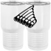 20 oz. Tall Stainless Steel Vacuum Insulated Tumbler White Thumbnail