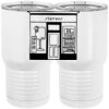 20 oz. Tall Stainless Steel Vacuum Insulated Tumbler White Thumbnail
