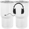 20 oz. Tall Stainless Steel Vacuum Insulated Tumbler White Thumbnail