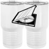 20 oz. Tall Stainless Steel Vacuum Insulated Tumbler White Thumbnail