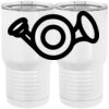 20 oz. Tall Stainless Steel Vacuum Insulated Tumbler White Thumbnail