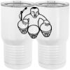 20 oz. Tall Stainless Steel Vacuum Insulated Tumbler White Thumbnail