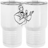 20 oz. Tall Stainless Steel Vacuum Insulated Tumbler White Thumbnail