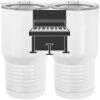 20 oz. Tall Stainless Steel Vacuum Insulated Tumbler White Thumbnail