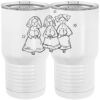 20 oz. Tall Stainless Steel Vacuum Insulated Tumbler White Thumbnail