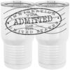 20 oz. Tall Stainless Steel Vacuum Insulated Tumbler White Thumbnail