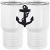20 oz. Tall Stainless Steel Vacuum Insulated Tumbler White Thumbnail