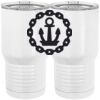 20 oz. Tall Stainless Steel Vacuum Insulated Tumbler White Thumbnail