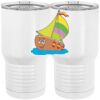 20 oz. Tall Stainless Steel Vacuum Insulated Tumbler White Thumbnail