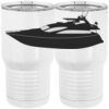 20 oz. Tall Stainless Steel Vacuum Insulated Tumbler White Thumbnail