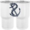 20 oz. Tall Stainless Steel Vacuum Insulated Tumbler White Thumbnail