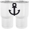 20 oz. Tall Stainless Steel Vacuum Insulated Tumbler White Thumbnail