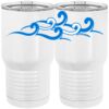 20 oz. Tall Stainless Steel Vacuum Insulated Tumbler White Thumbnail