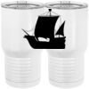 20 oz. Tall Stainless Steel Vacuum Insulated Tumbler White Thumbnail