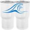 20 oz. Tall Stainless Steel Vacuum Insulated Tumbler White Thumbnail