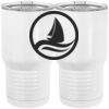 20 oz. Tall Stainless Steel Vacuum Insulated Tumbler White Thumbnail