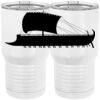 20 oz. Tall Stainless Steel Vacuum Insulated Tumbler White Thumbnail