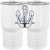 20 oz. Tall Stainless Steel Vacuum Insulated Tumbler White Thumbnail