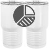 20 oz. Tall Stainless Steel Vacuum Insulated Tumbler White Thumbnail