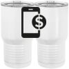 20 oz. Tall Stainless Steel Vacuum Insulated Tumbler White Thumbnail