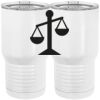 20 oz. Tall Stainless Steel Vacuum Insulated Tumbler White Thumbnail