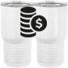 20 oz. Tall Stainless Steel Vacuum Insulated Tumbler White Thumbnail