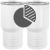 20 oz. Tall Stainless Steel Vacuum Insulated Tumbler White Thumbnail