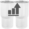 20 oz. Tall Stainless Steel Vacuum Insulated Tumbler White Thumbnail