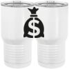 20 oz. Tall Stainless Steel Vacuum Insulated Tumbler White Thumbnail