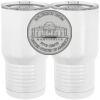20 oz. Tall Stainless Steel Vacuum Insulated Tumbler White Thumbnail