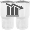 20 oz. Tall Stainless Steel Vacuum Insulated Tumbler White Thumbnail