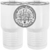20 oz. Tall Stainless Steel Vacuum Insulated Tumbler White Thumbnail
