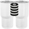 20 oz. Tall Stainless Steel Vacuum Insulated Tumbler White Thumbnail