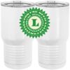 20 oz. Tall Stainless Steel Vacuum Insulated Tumbler White Thumbnail