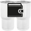 20 oz. Tall Stainless Steel Vacuum Insulated Tumbler White Thumbnail