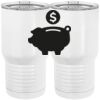 20 oz. Tall Stainless Steel Vacuum Insulated Tumbler White Thumbnail