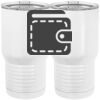 20 oz. Tall Stainless Steel Vacuum Insulated Tumbler White Thumbnail