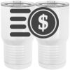 20 oz. Tall Stainless Steel Vacuum Insulated Tumbler White Thumbnail