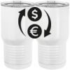 20 oz. Tall Stainless Steel Vacuum Insulated Tumbler White Thumbnail