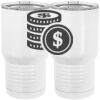 20 oz. Tall Stainless Steel Vacuum Insulated Tumbler White Thumbnail