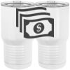 20 oz. Tall Stainless Steel Vacuum Insulated Tumbler White Thumbnail