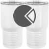 20 oz. Tall Stainless Steel Vacuum Insulated Tumbler White Thumbnail