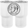 20 oz. Tall Stainless Steel Vacuum Insulated Tumbler White Thumbnail