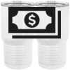 20 oz. Tall Stainless Steel Vacuum Insulated Tumbler White Thumbnail