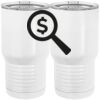20 oz. Tall Stainless Steel Vacuum Insulated Tumbler White Thumbnail